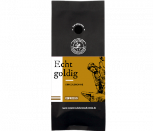 Echt goldig Direct Trade Bio Espresso Kaffee Bohnen