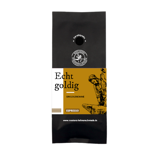 Echt goldig Direct Trade Bio Espresso Kaffee Bohnen