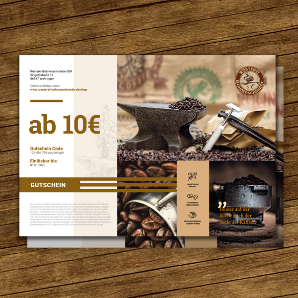 Geschenk Gutschein